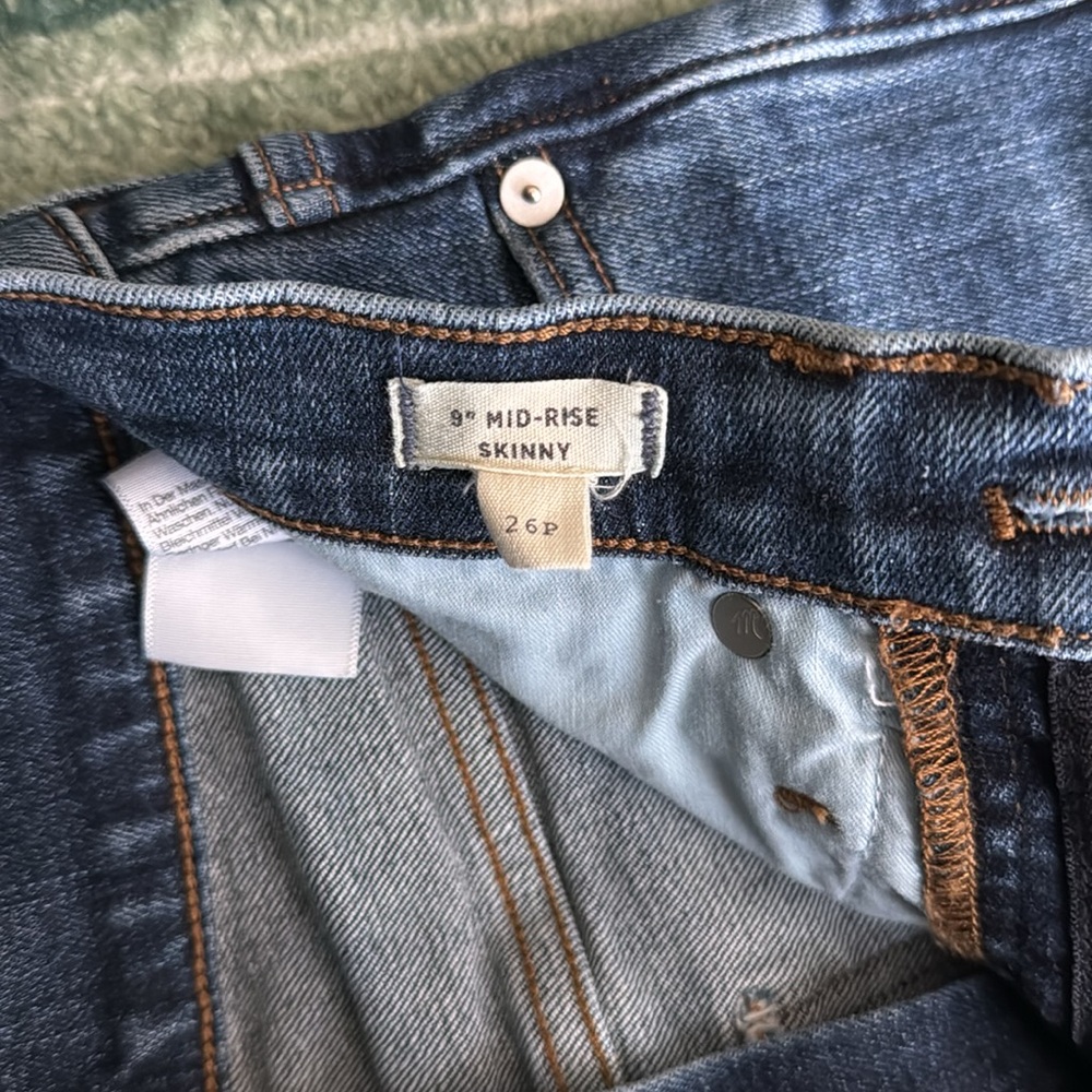 Madewell 9” mid-rise skinny jeans in Ravine Wash - Picture 7 of 7